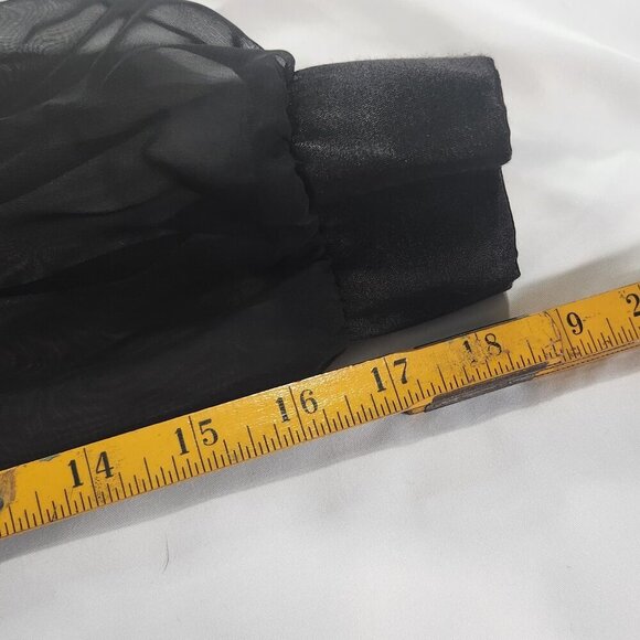 Velvet Evening Blouse, M, Vintage, Sheer Sleeves, Another Thyme,
Lot I - Picture 7 of 7